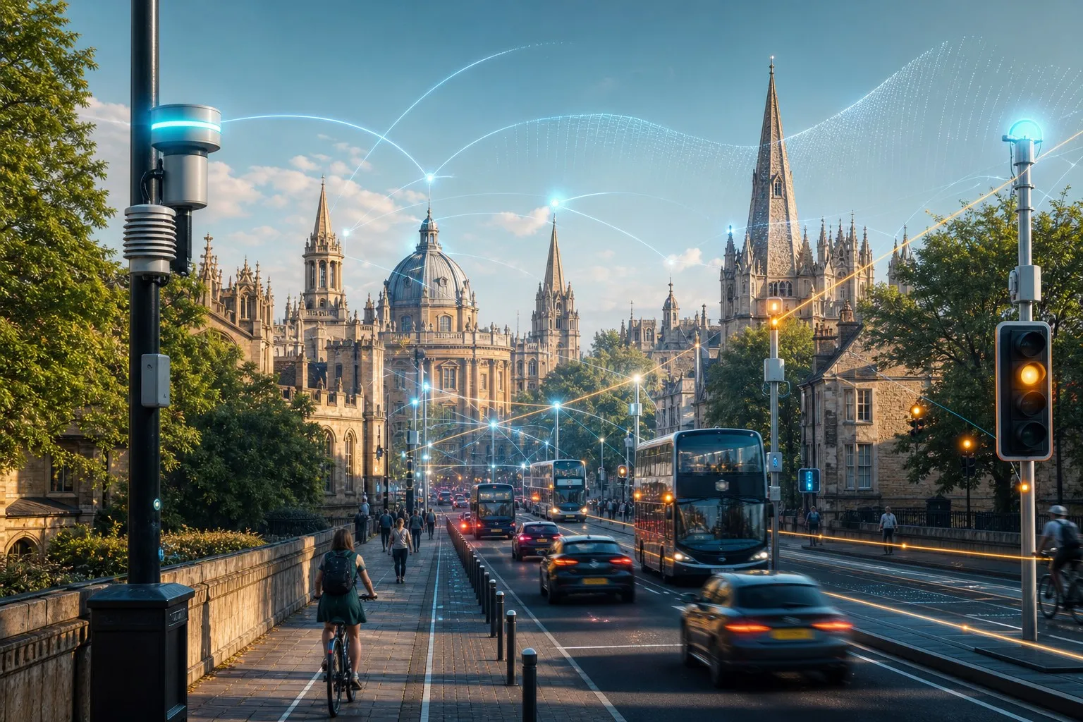 Smart city transport insight for Oxford using IoT sensor and data-platform technology