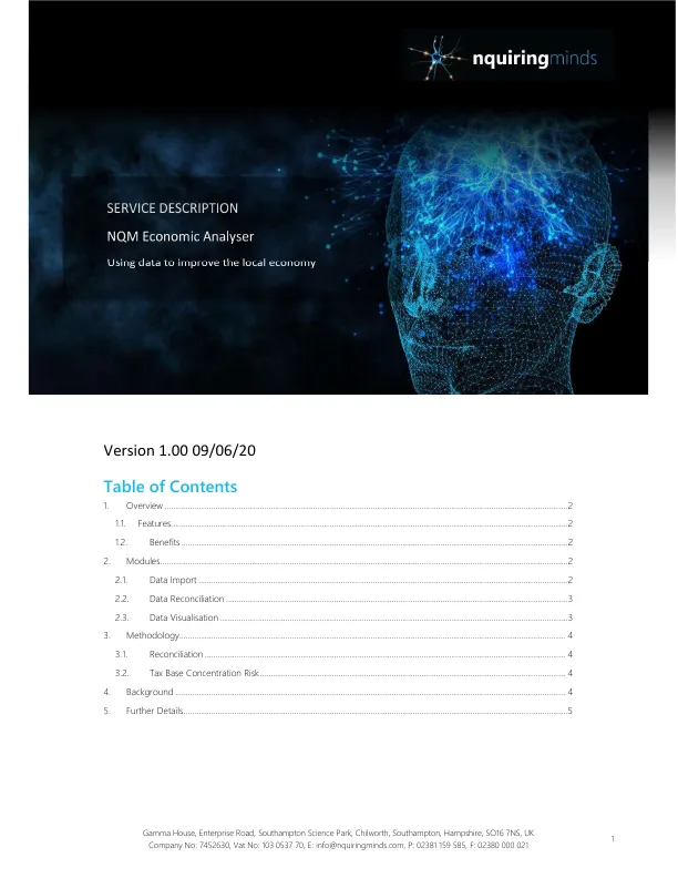 Local economic recovery planning for councils using AI business-rates analytics