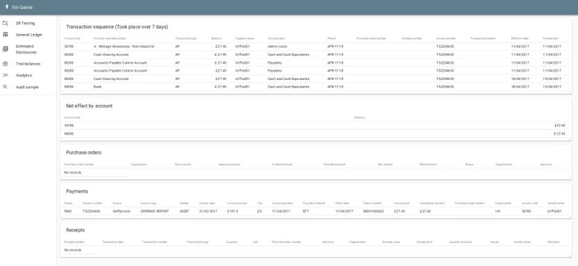 Data-enabled financial audit for the public sector using AI analytics